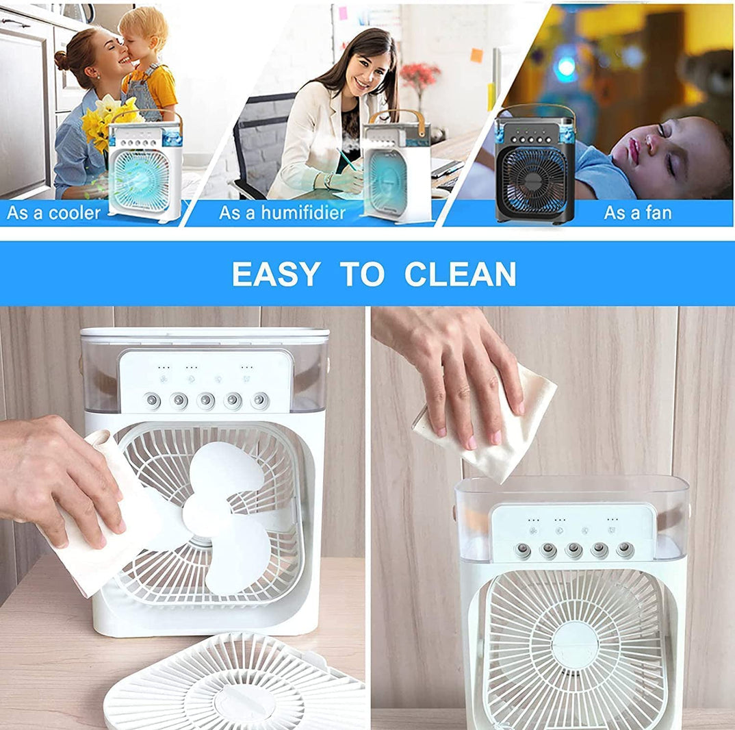 Portable Mini Air Cooler with spray