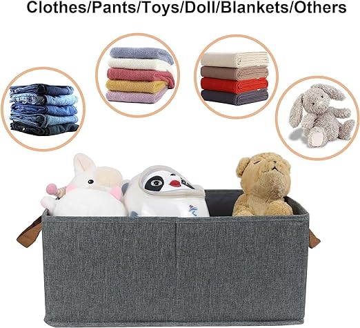 Foldable Wardrobe Organizer with Durable Handles