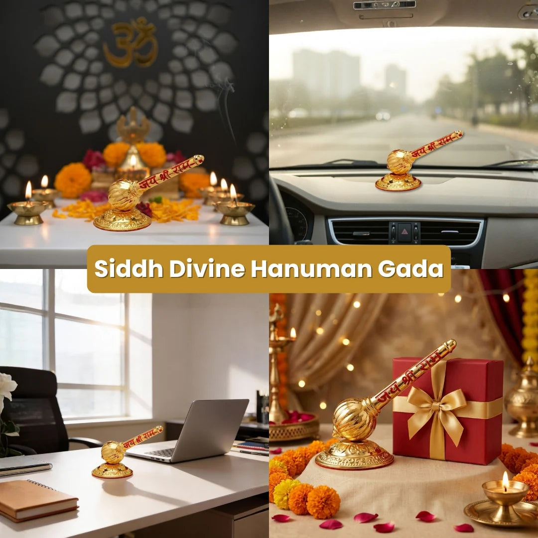 Sacred Siddh Divine Hanuman Gada Shakti aur suraksha ka pavitr pratik