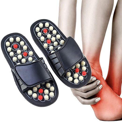 Spring Acupressure and Magnetic Therapy Massager Slipper