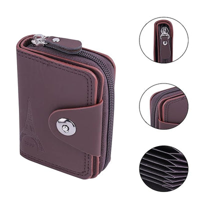 Classic Credit & Debit Business Card Holder Leather Wallet
