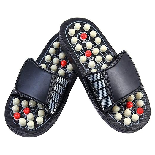 Spring Acupressure and Magnetic Therapy Massager Slipper