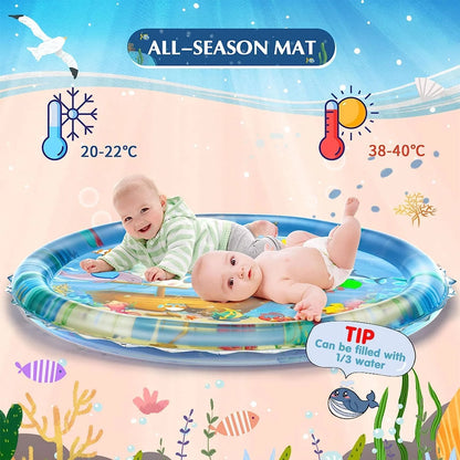 Baby Play Water Mat for Sensary improvement & playfull tummy time with Sea animation