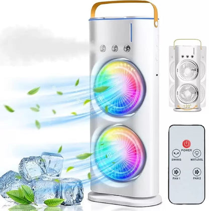 Dual-Ended Spray Fan & Rechargeable Cooler