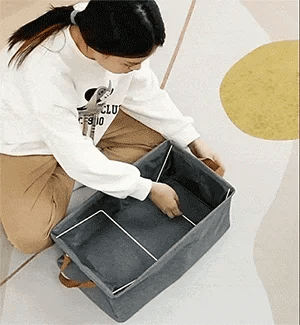 Foldable Wardrobe Organizer with Durable Handles