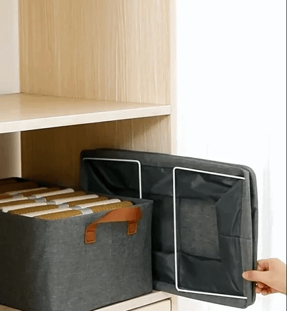 Foldable Wardrobe Organizer with Durable Handles