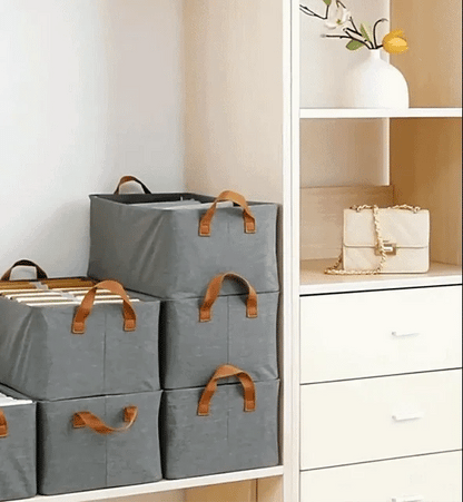 Foldable Wardrobe Organizer with Durable Handles