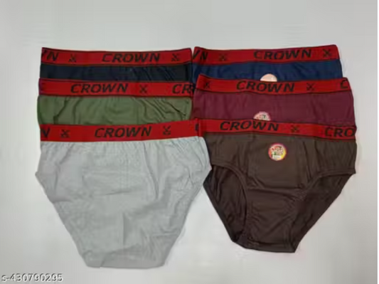 Comfort: Men's Multicolor Cotton Briefs – Pack of 6