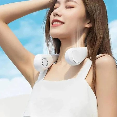Portable Hands Free 360° Cooling USB Rechargeable Neck Fan