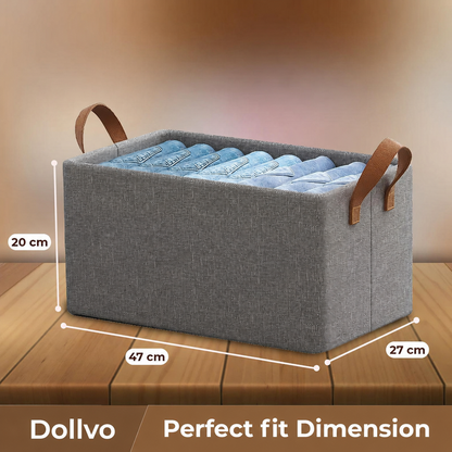 Foldable Wardrobe Organizer with Durable Handles