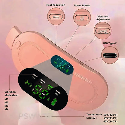 3 in 1 Period Cramp & Back Pain Relief Belt Massager