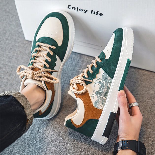 New Men's Stylish Casual Sports Flat Sneakers