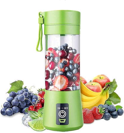Portable USB Electric Juicer & Blender With 6 Stainless Steel Blades